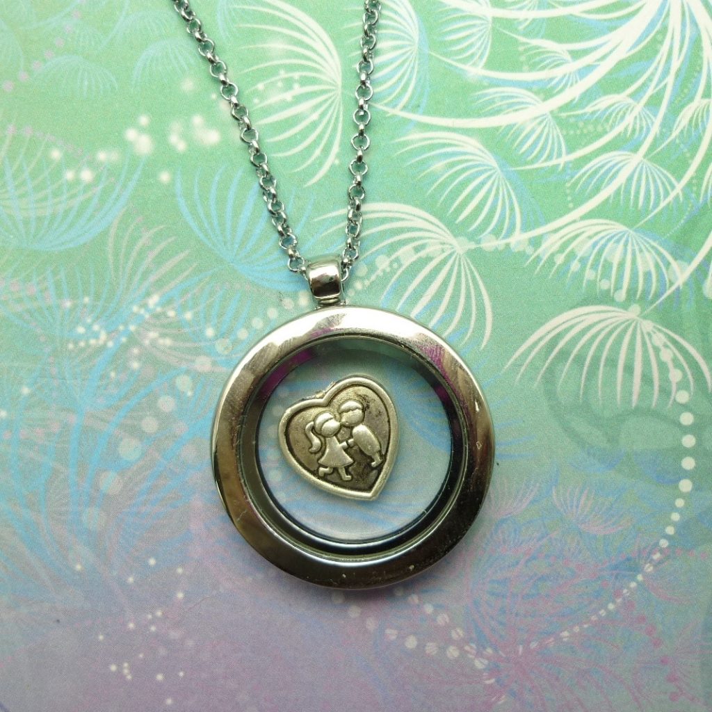 Floating Charm Locket Necklace – Laugh Out Loud – Sparkling Dragon Designs