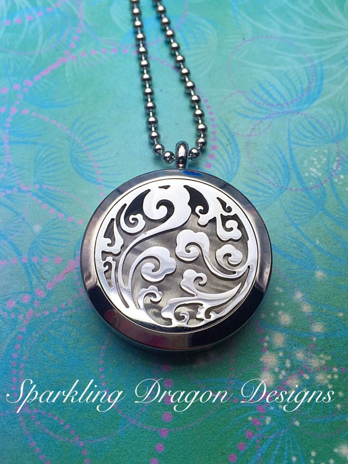 Aromatherapy Locket - Stainless Steel - Diffuser Necklace - Essential Oil Locket - Diffuser Locket - Aromatherapy Jewelry - Oil Diffuser