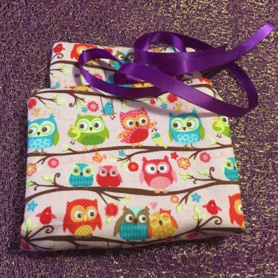 Tarot Card and Oracle Card Wrap Clutch Bag - Padded - Keepsafe - Little Owls