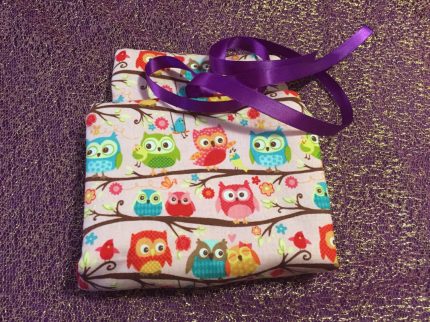 Tarot Card and Oracle Card Wrap Clutch Bag - Padded - Keepsafe - Little Owls