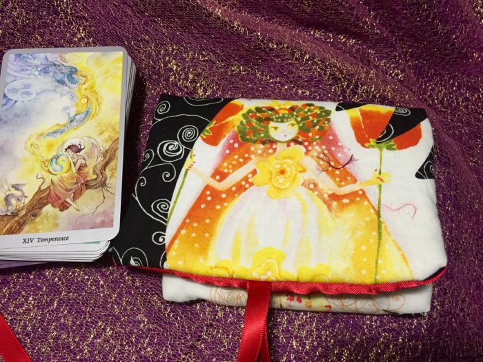Tarot Card Bag - Tarot Card Pouch - Tarot Pouch - Tarot Deck Bag - Oracle Card Bag - Handmade Bag - Oracle Deck Bag - Tarot Card Holder