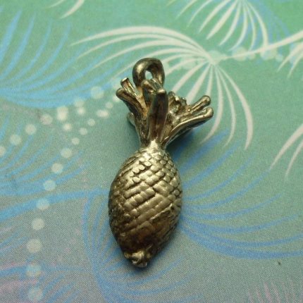 Vintage Sterling Silver Charm - Pineapple