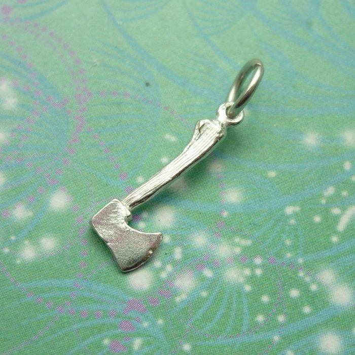 Vintage Sterling Silver Dangle Charm - Axe