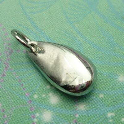 Vintage Sterling Silver Dangle Charm - Drop