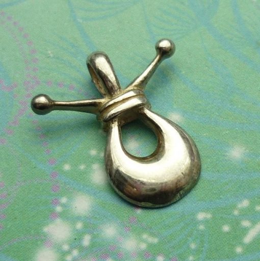 Vintage Sterling Silver Dangle Charm - Quirky