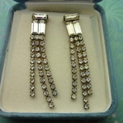 Vintage Sterling Silver Earrings - Elegant