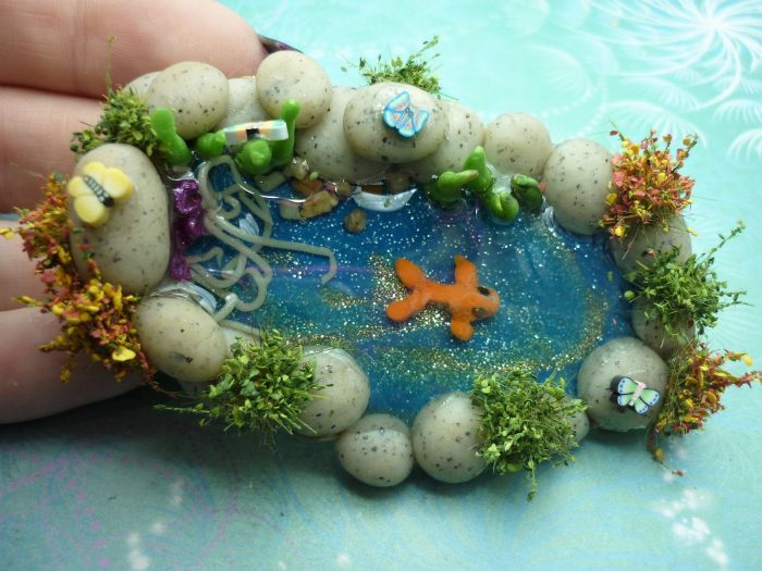 Reef / Rock Pool / Fish Pond Miniature perfect for Fairy Gardens